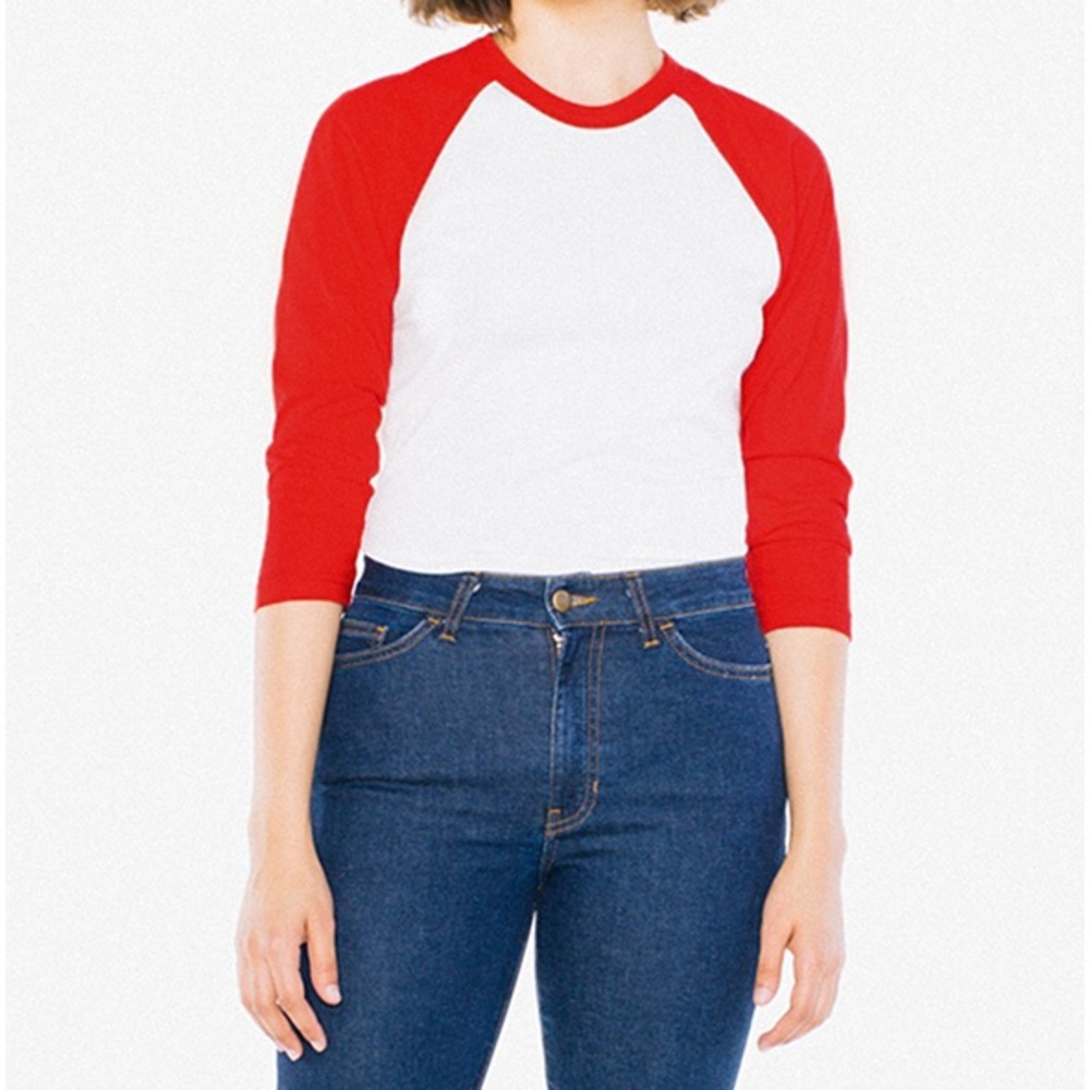American Apparel Baseball Tee